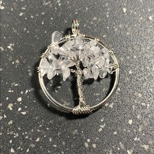 Natural Bead Tree of Life Charm